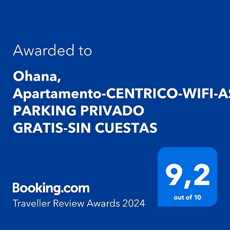 Ohana, Apartamento-parking Privado Gratis-centrico-wifi-ascensor-sin Cuestas-82m2 Lägenhet *